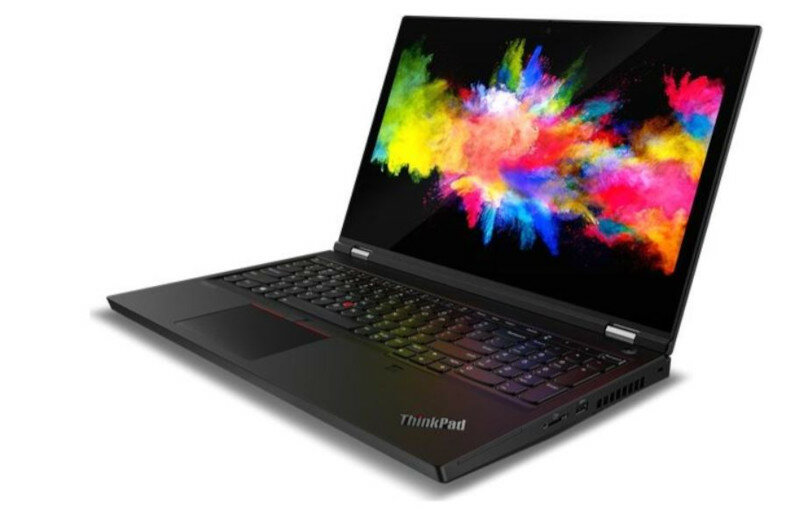Laptop Lenovo ThinkPad P15 G1 20ST005UPB prawy bok w skosie