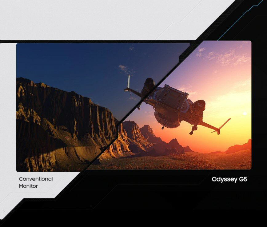 Monitor Samsung Odyssey G55 32 32G55T grafika gier