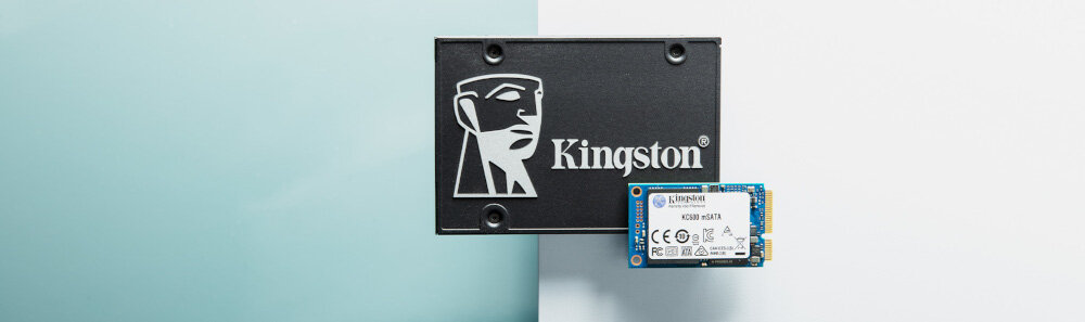 Dysk SSD Kingston KC600 1 TB mSATA SKC600MS/1024G w obudowie i dysk bez obudowy