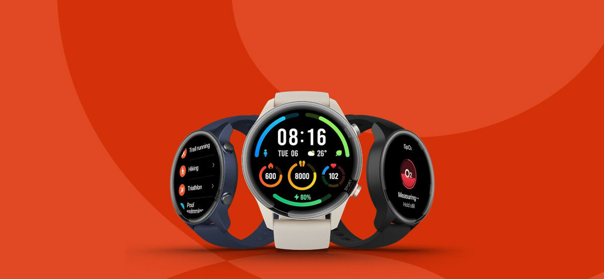 Smartwatch Xiaomi XMWTCL02 Mi Watch Black tył 3 zegarków
