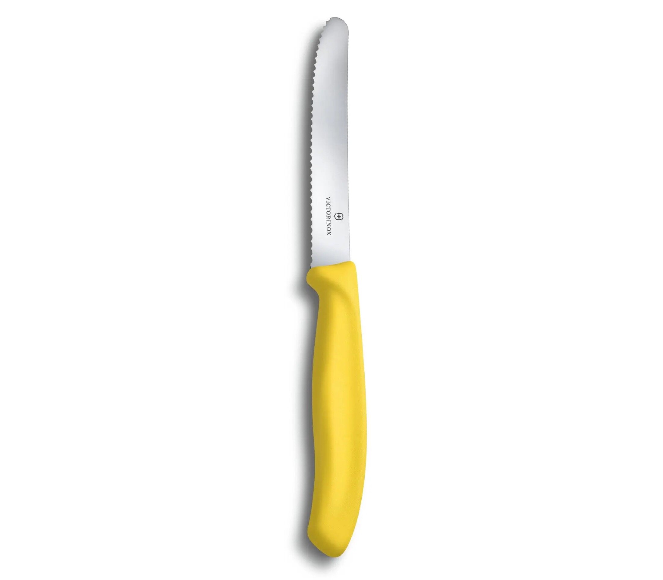 Nóż stołowy i nóż do pomidorów Victorinox Swiss Classic 6.7836.L118 żółty widok na bok
