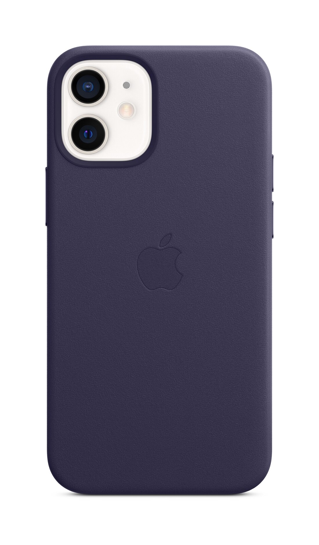 Skórzane etui z MagSafe do iPhone’a 12 mini- Deep Violet - plecki 