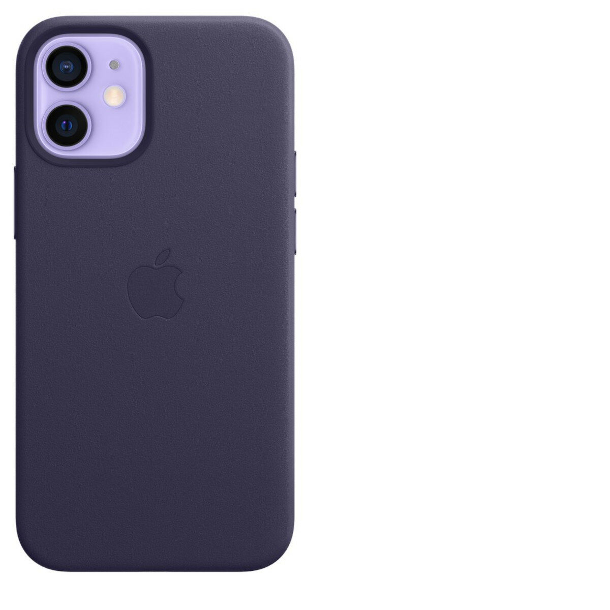 Etui Skórzane zMagSafe do iPhone’a12 mini fioletowe obraz w prawej części okna