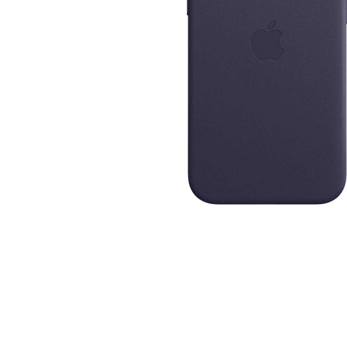 Etui Skórzane zMagSafe do iPhone’a12 mini fioletowe dolna część