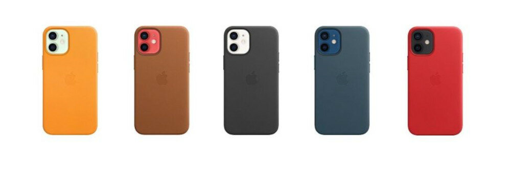 Etui Skórzane zMagSafe do iPhone’a12 mini różne kolorya