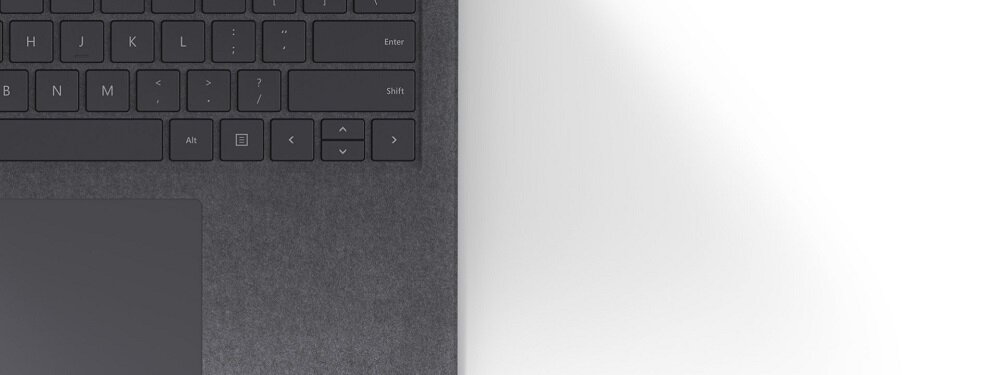 Laptop Microsoft Surface Laptop 4 7IC-00009 zbliżenie na klawiaturę
