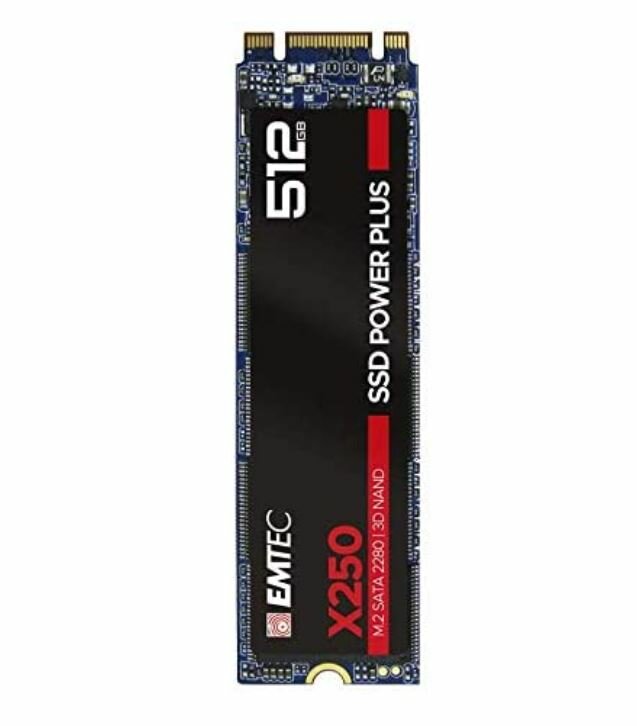  Dysk Emtec SSD M2 Sata X250 512GB w pionie