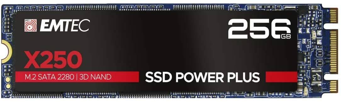  Dysk Emtec SSD M2 Sata X250 256GB od przodu