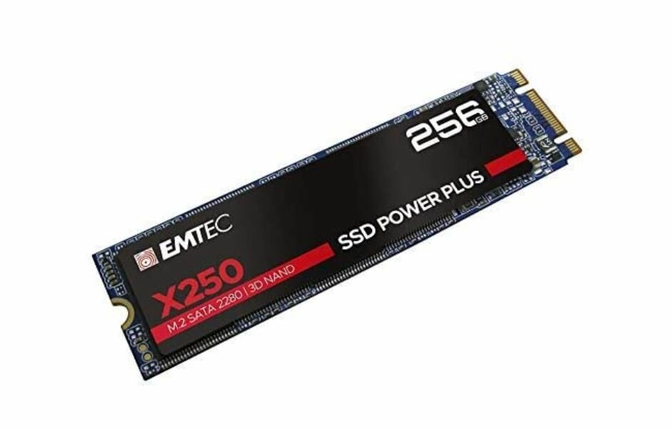  Dysk Emtec SSD M2 Sata X250 256GB front 