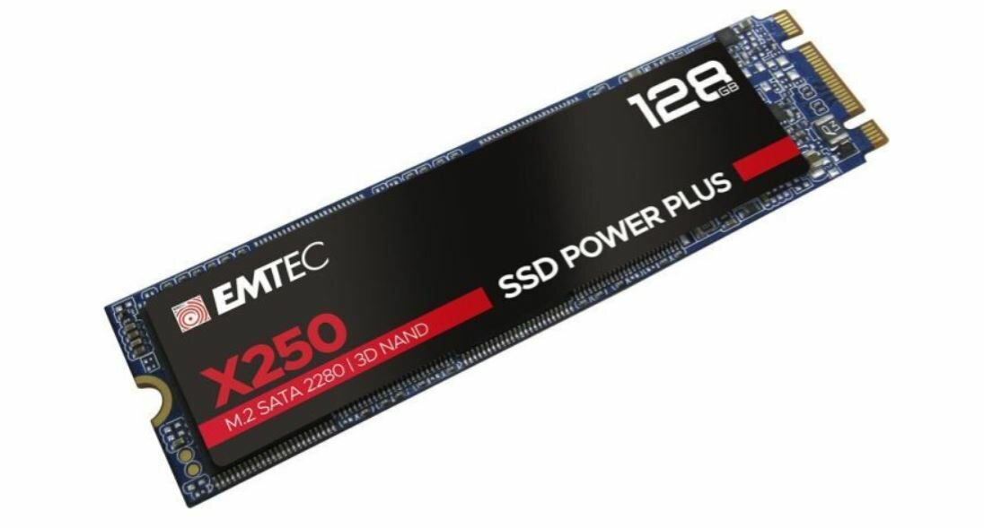  Dysk Emtec SSD M2 Sata X250 128GB front 