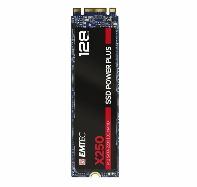  Dysk Emtec SSD M2 Sata X250 128GB w pionie