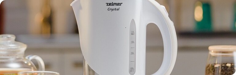 Czajnik elektryczny Zelmer ZCK7630I Crystal widok od frontu