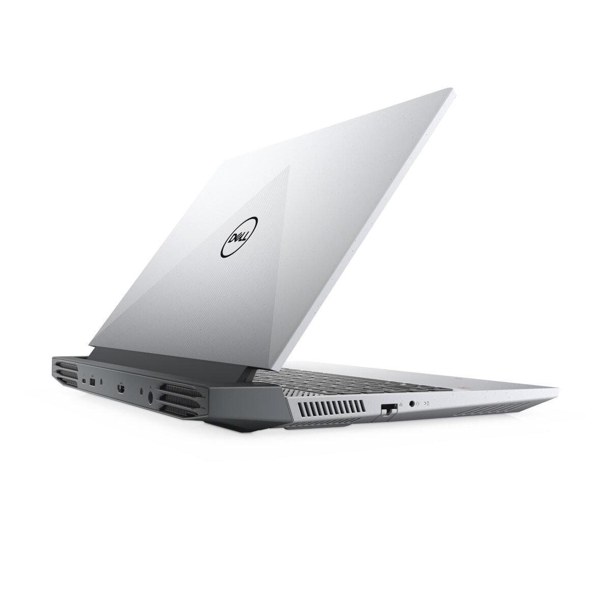 Laptop DELL Inspiron G5 5515 pod kątem z lewej strony