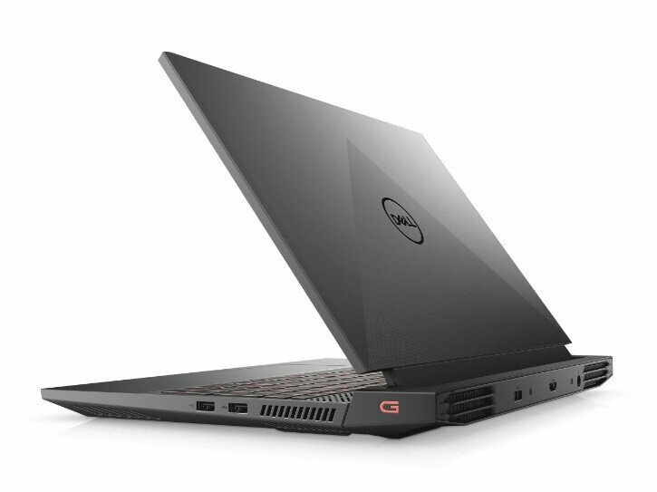 Laptop DELL Inspiron G15 5510 pod kątem z prawej strony