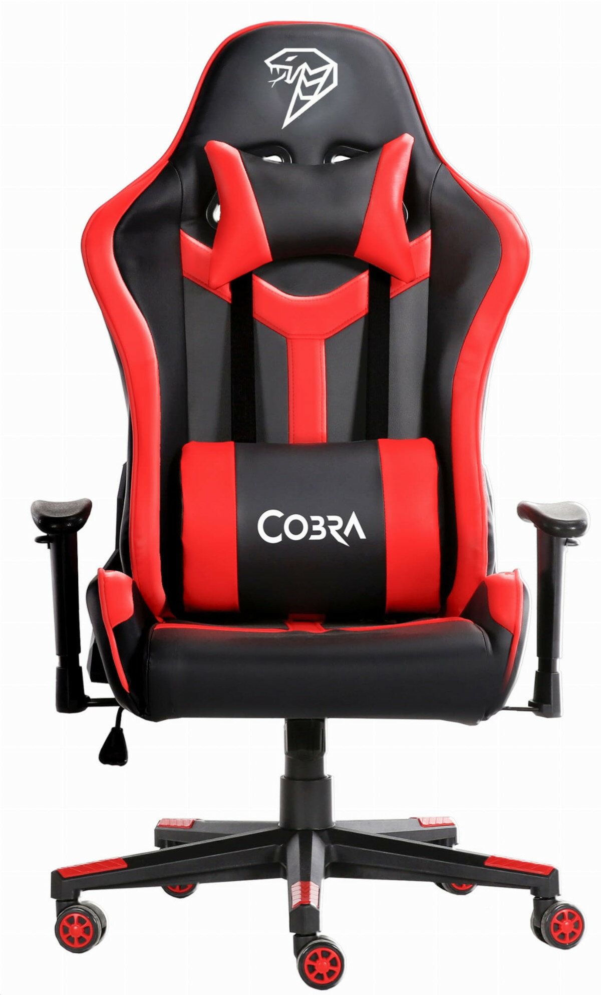 Fotel gamingowy Cobra X1 Pro widok na front na białym tle