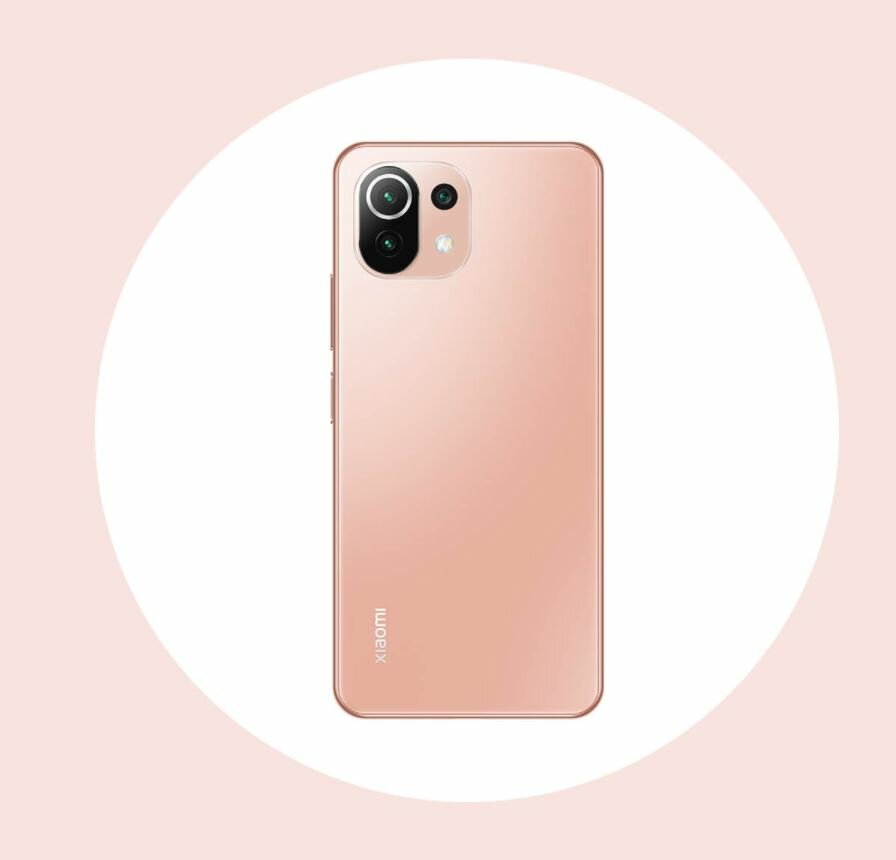  Xiaomi Mi 11 Lite 6/128GB Peach Pink plecki telefonu   