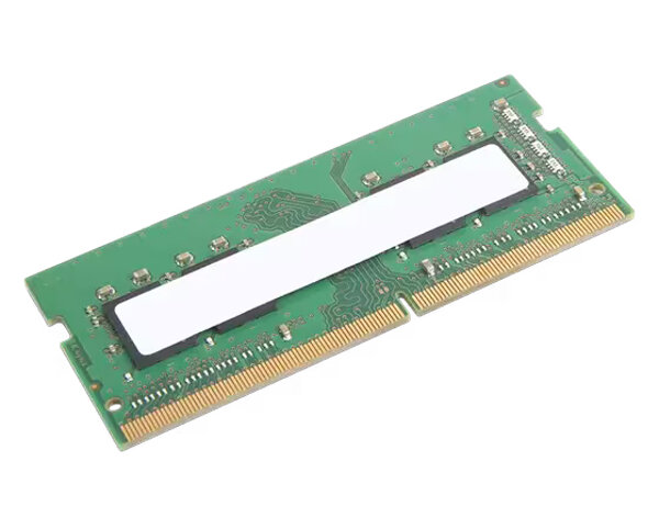 Pamięć RAM Lenovo ThinkPad DDR4 8 GB grafika przedstawia pamięć po skosie na białym tle