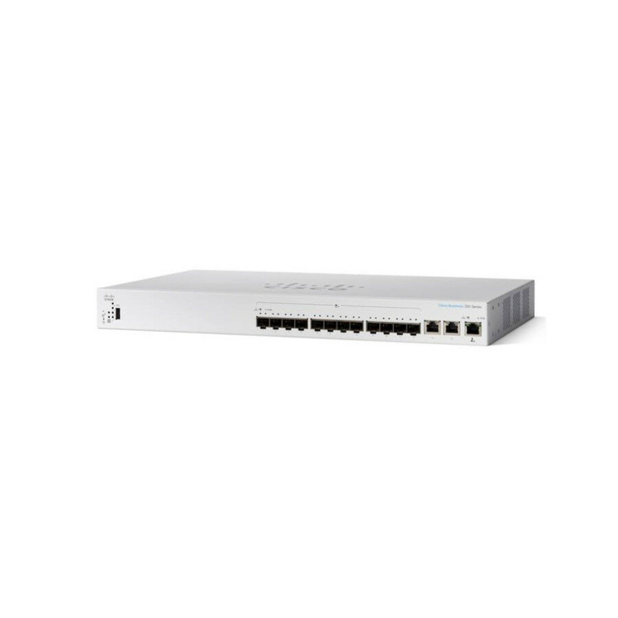 Cisco CBS350-12XS-EU 12-portowy widoczny pod skosem