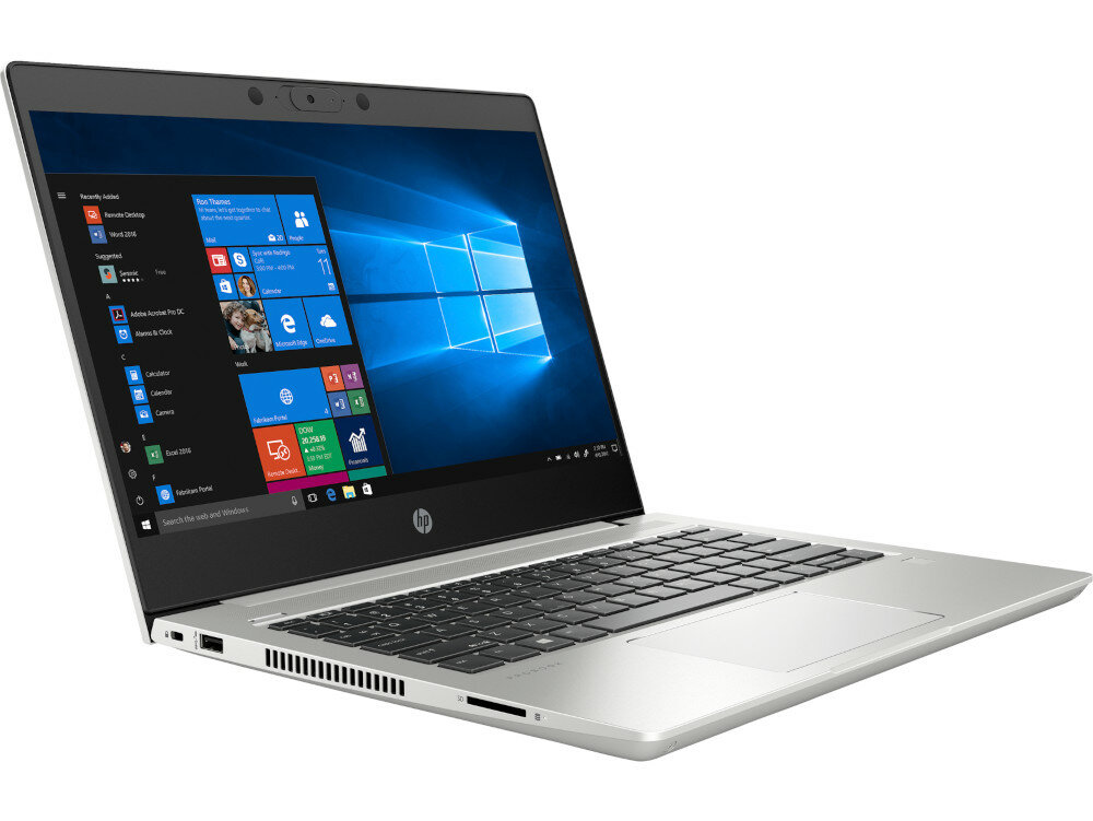 Laptop HP ProBook 430 G7 8VT39EA pod kątem od lewej strony