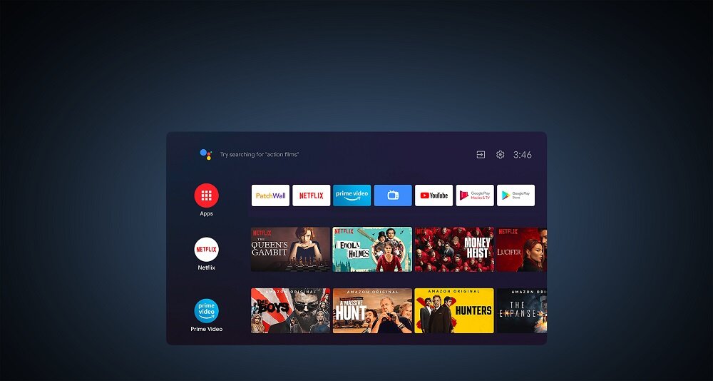 Telewizor Xiaomi Mi TV P1 31689 interfejs AndroidTV