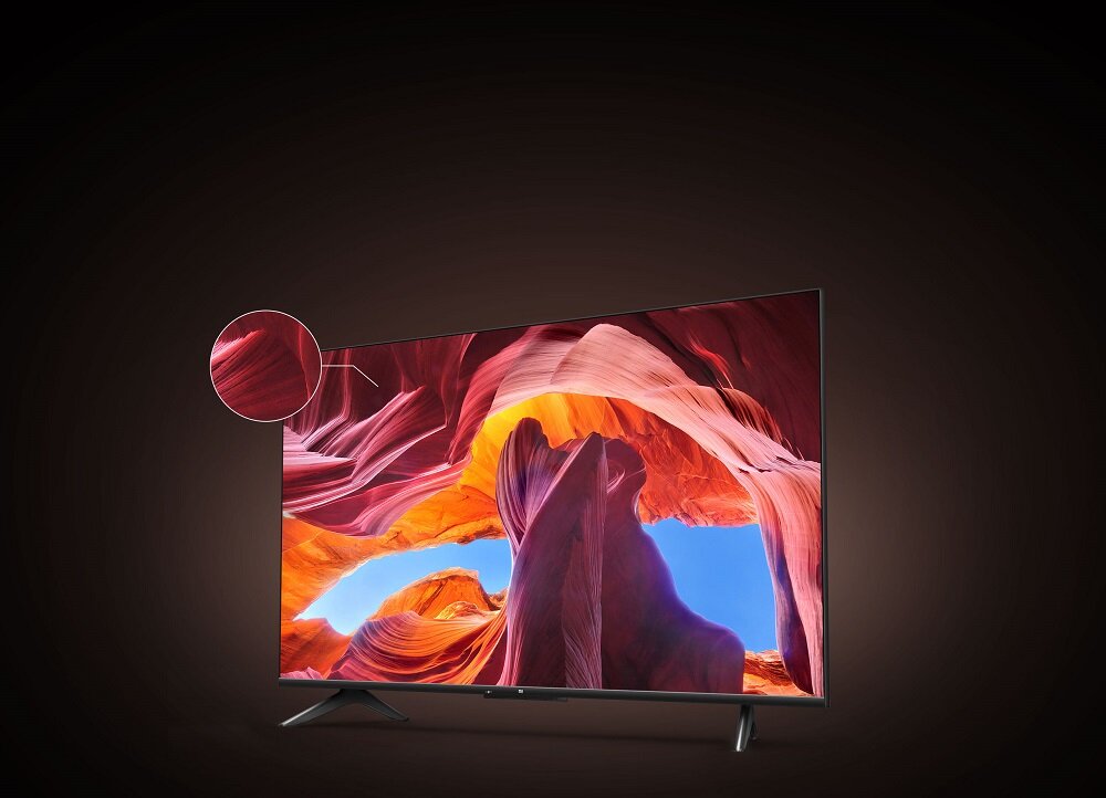 Telewizor Xiaomi Mi TV P1 31691 widok na telewizor pod skosem w lewo