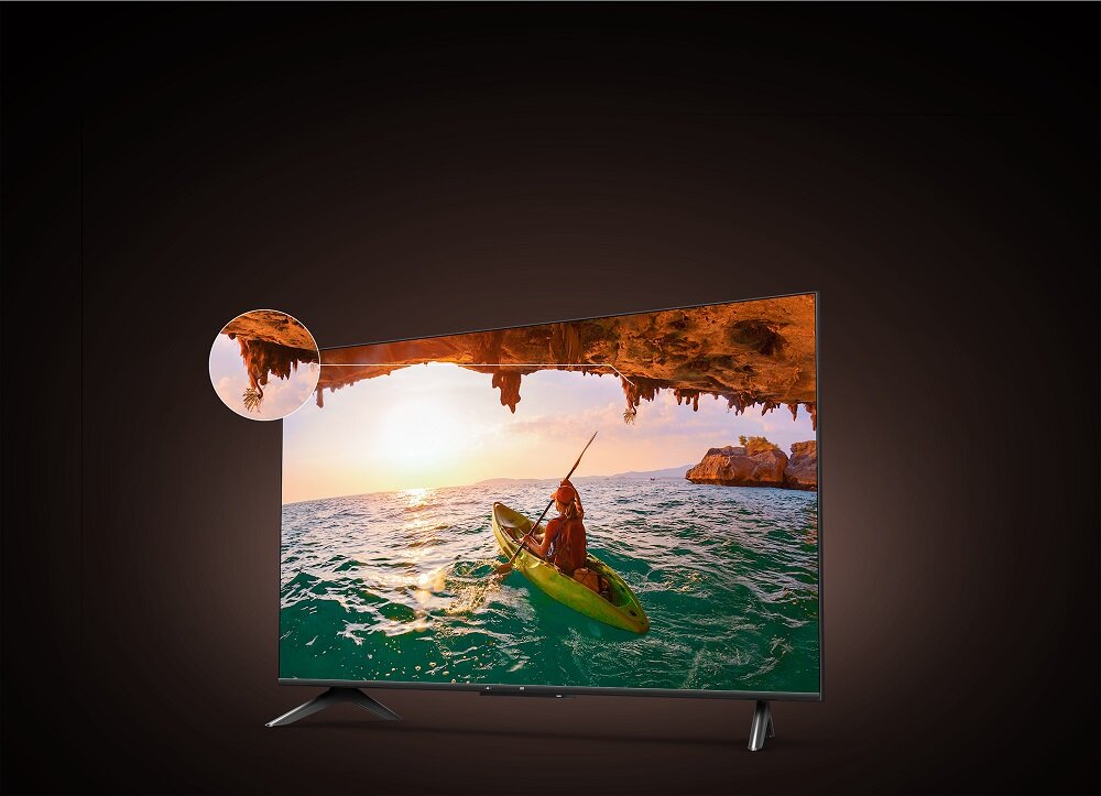 Telewizor Xiaomi Mi TV P1 31665 widok na telewizor pod skosem w lewo