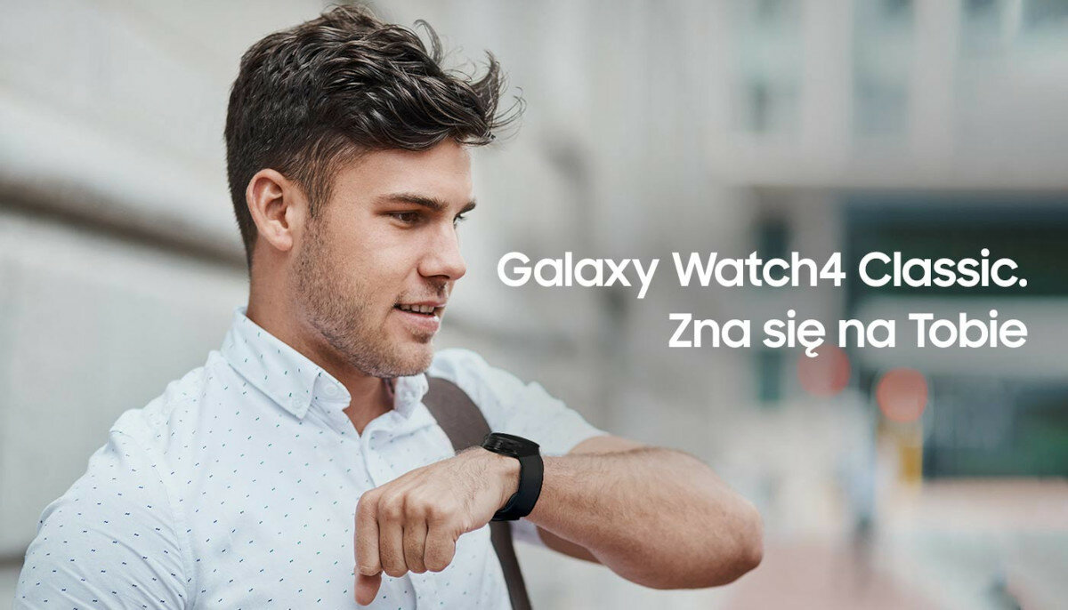 Smartwatch Samsung Galaxy Watch 4 Classic LTE 46mm czarny czarny smartwatch na nadgarstku