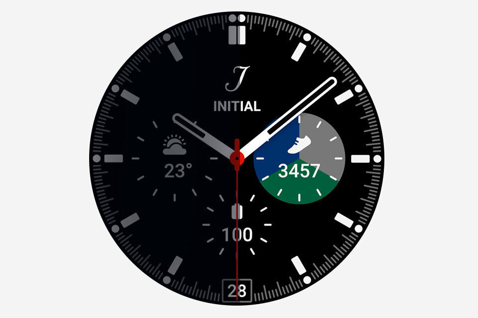 Smartwatch Samsung Galaxy Watch 4 Classic LTE 42mm czarny poziomy jasności