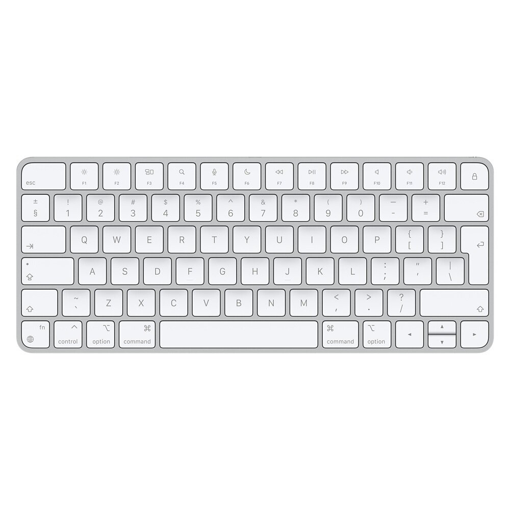 Klawiatura Apple MK2A3Z/A Magic Keyboard grafika przedstawia klawiaturę od frontu