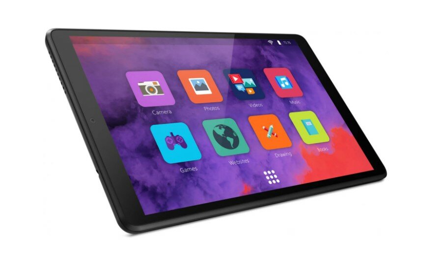 Tablet Lenovo TB-8505F 2/32GB włączony ekran tableta
