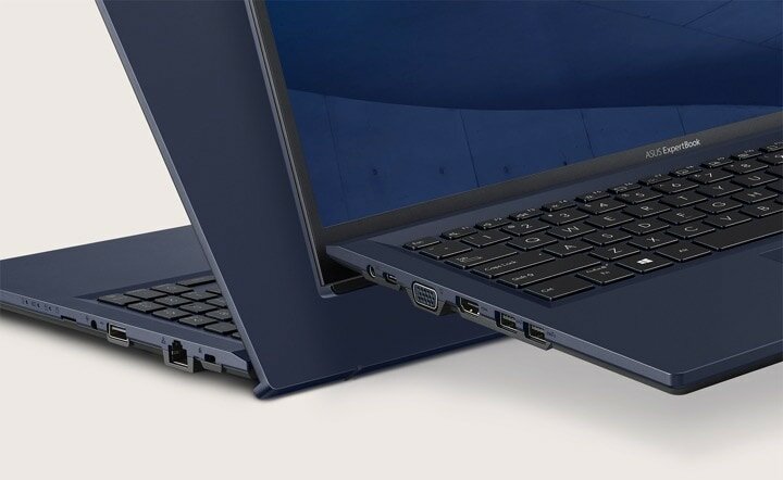 Laptop Asus ExpertBook L1 L1500 L1500CDA-BQ0115R widok na złącza