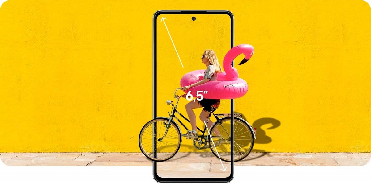 Smartfon Samsung Galaxy A52s 5G wielkość wyświetlacza