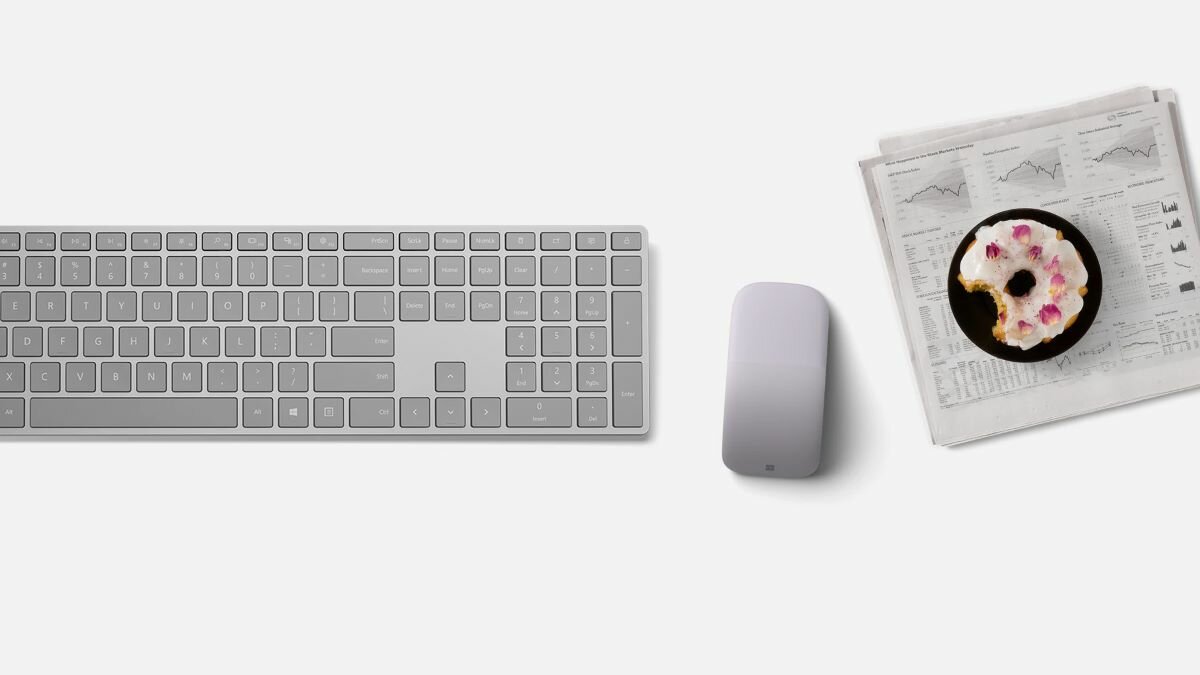 Mysz Microsoft Arc Mouse Bluetooth bezprzewodowa, nowoczesny design