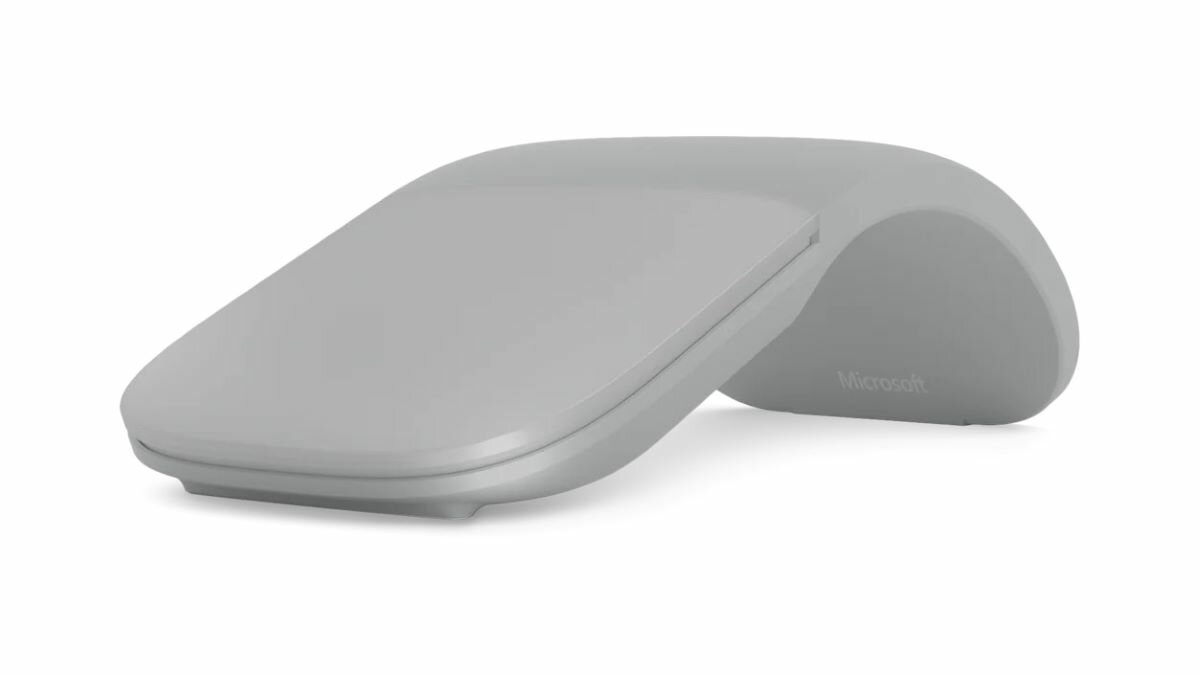 Mysz Microsoft Arc Mouse Bluetooth poręczna wygodna bok myszy