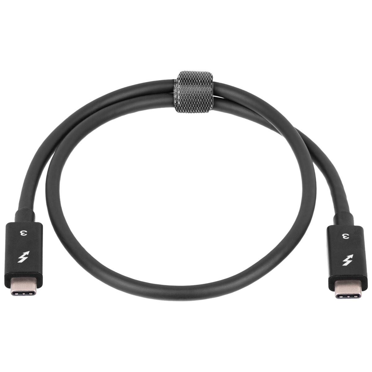 Kabel Akyga AK-USB-33 zwinięty kabel od frontu