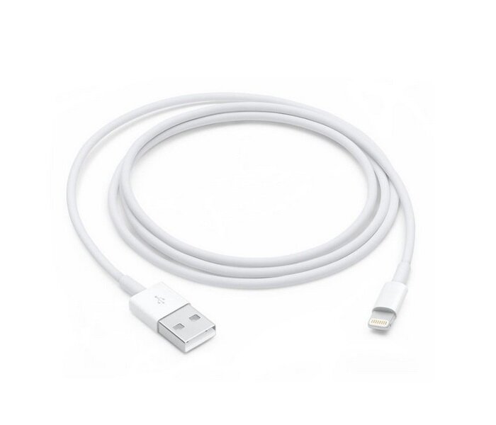 Kabel USB - Lightning Apple MXLY2ZM/A widok na zwinięty kabel