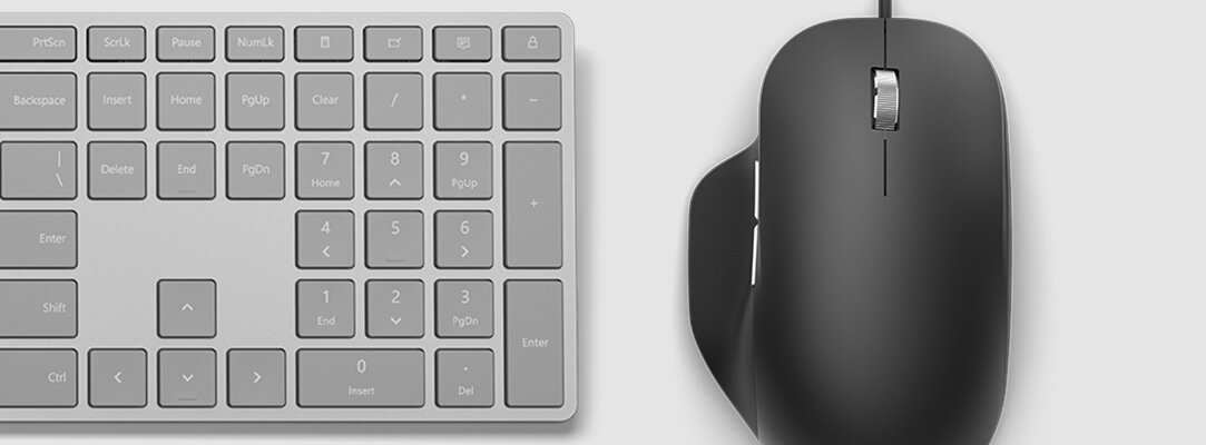 Mysz Microsoft Ergonomic Mouse mysz z klawiaturą