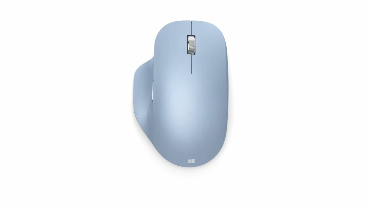 Mysz Microsoft Ergonomic Mouse mysz niebieska przodem 