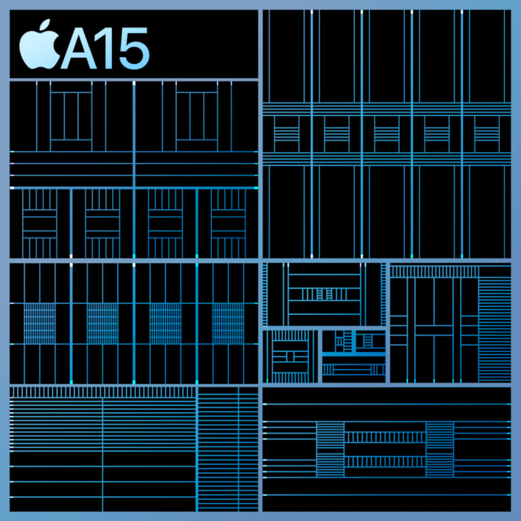 Smartfon Apple iPhone 13 Pro widok na czip A15