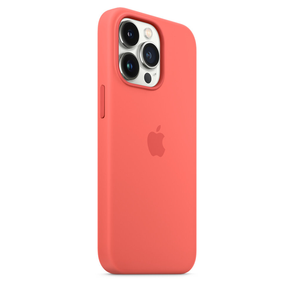 Apple iPhone 13 Pro Silicone Case with MagSafe – Pink Pomelo widok na tył urządzenia z etui