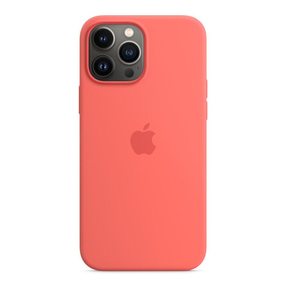 Apple iPhone 13 Pro Max Silicone Case with MagSafe – Pink Pomelo widok na tył urządzenia z etui