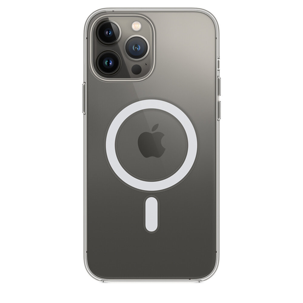Apple iPhone 13 Pro Max Clear Case with MagSafe widok na tył urządzenia z etui