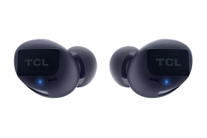 Słuchawki TCL SOCL500TWS czarne widok na słuchawki od frontu