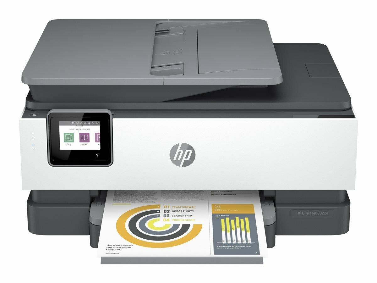 Urządzenie wielofunkcyjne HP OfficeJet Pro drukarka z przodu