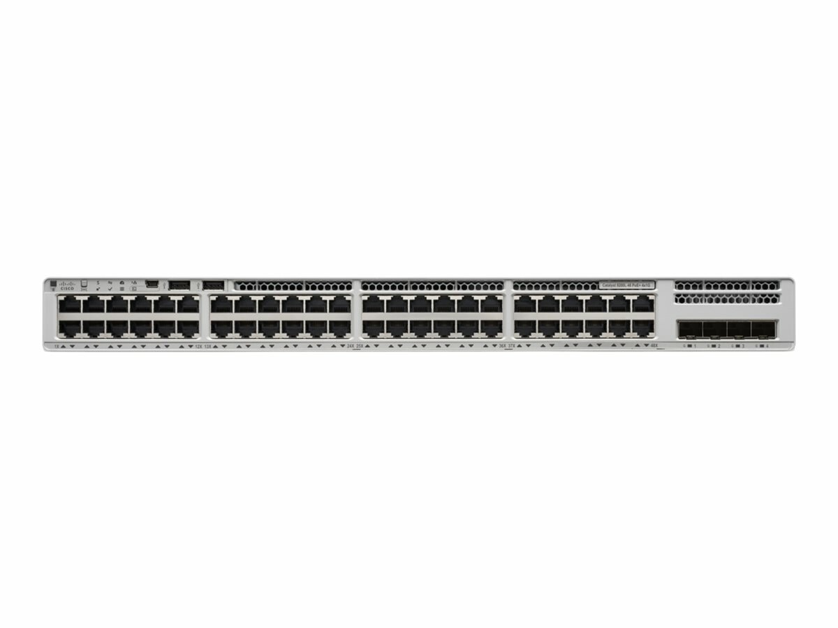 Switch Cisco C9200L-48 P-4X-E 48-portowy frontem