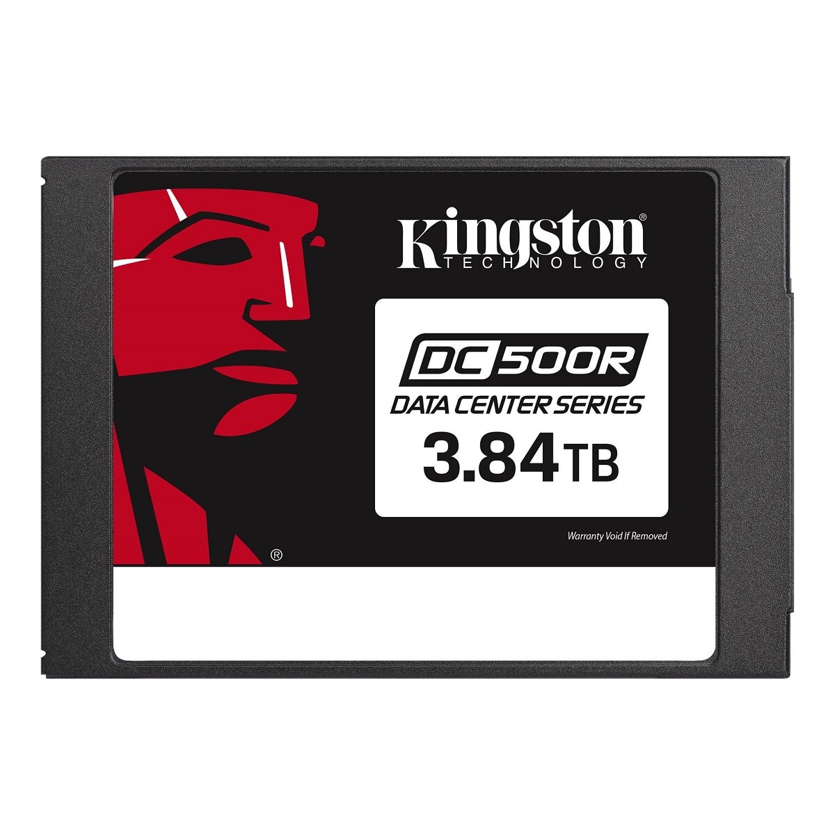 Dysk SSD Kingston DC500R 3840GB 2.5” widok dysku od frontu