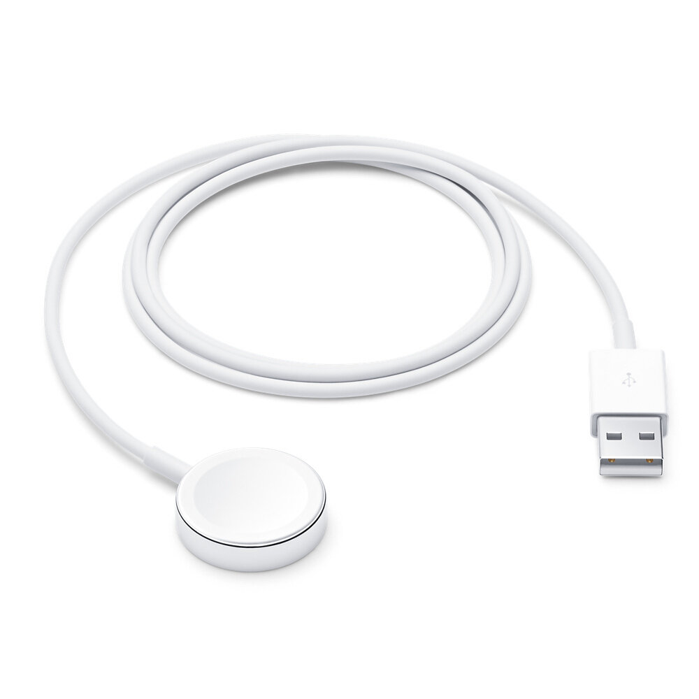 Kabel zasilający Apple Watch Magnetic Charging Cable MX2E2ZM/Abiały, 1m