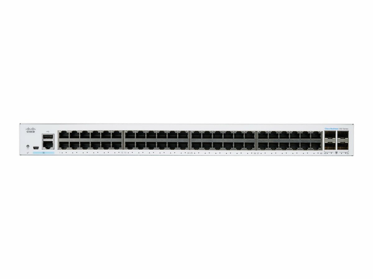 Switch Cisco CBS350-48T-4G-EU
                Gigabit Ethernet frontem
