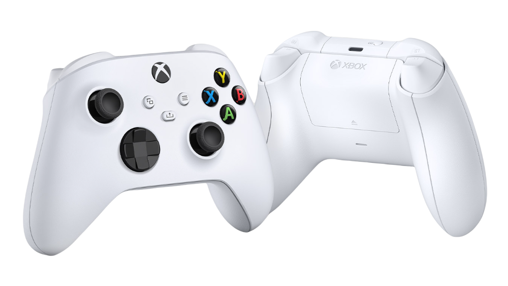 Kontroler Microsoft QAS-00002 Xbox Series Biały z przodu i z tyłu