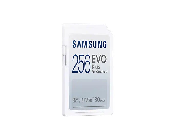 Karta pamięci Samsung EVO Plus MB-SC256K/EU 256GB pod skosem w lewo